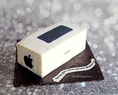 cream cheese iphone cake - Cake by Ashel sandeep