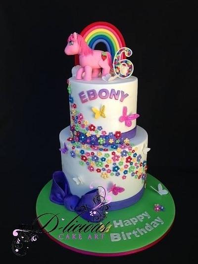 My Little Pony Themed Cake - Cake by D-licious Cake Art