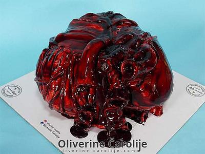 Human Heart Cake  - Cake by Oliverine Čarolije 