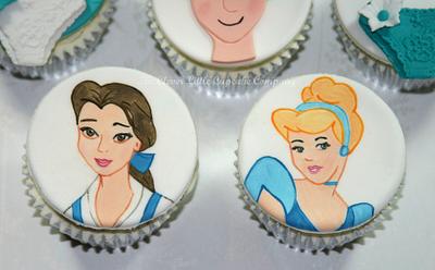 Hand Painted Disney Princess Cupcakes - Cake by Amanda’s Little Cake Boutique