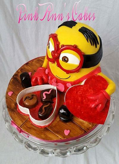 Your my 1 in a minion!! - Cake by  Pink Ann's Cakes