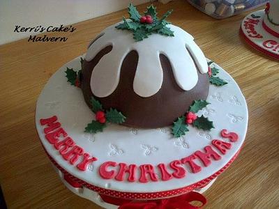 Christmas Pudding - Cake by Kerri's Cakes