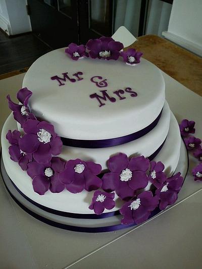 First wedding cake - Cake by Meenascakes1