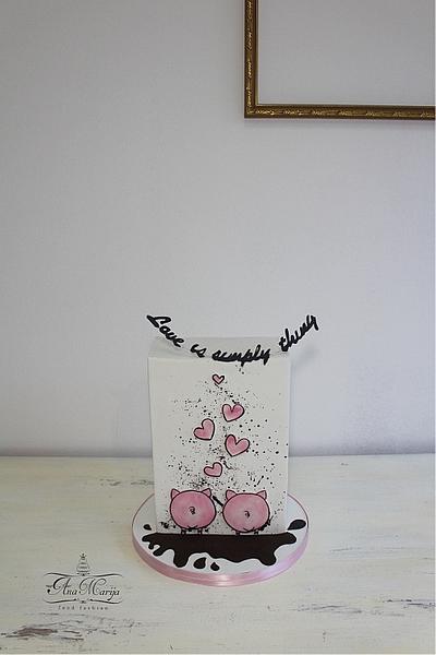 Valentine's story - Cake by Ana Marija cakes  