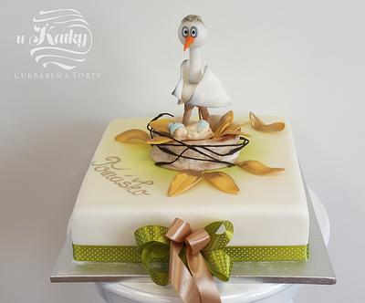 Bocian priviezol bábätko - Cake by Katka