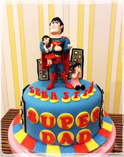SuperDad - Cake by Charmaine C 