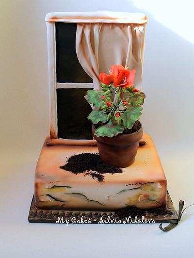 Pelargonium Cake - Cake by marulka_s