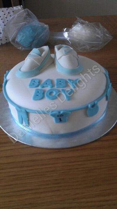 Baby Trainers - Cake by Danielle's Delights