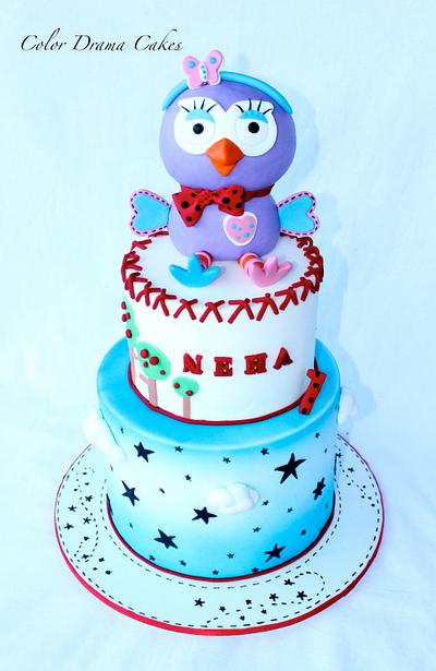 Hootabelle Cake   - Cake by Color Drama Cakes