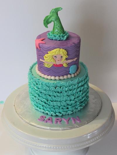 Swimming Mermaid Cake - Cake by KatesBakes