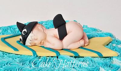 Baby Shark Baby Shower - Cake by Donna Tokazowski- Cake Hatteras, Martinsburg WV