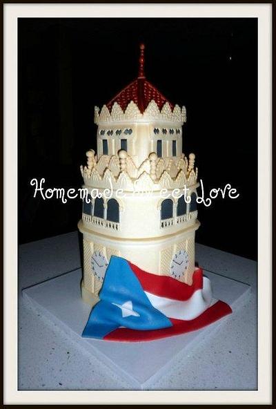 University Tower  - Cake by  Brenda Lee Rivera 