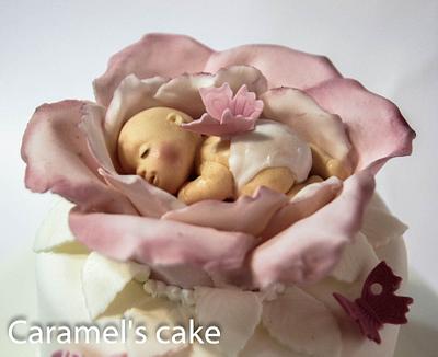 Baptism cake - Cake by Caramel's Cake di Maria Grazia Tomaselli
