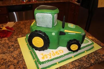 John Deere Tractor - Cake by Covered In Sugar