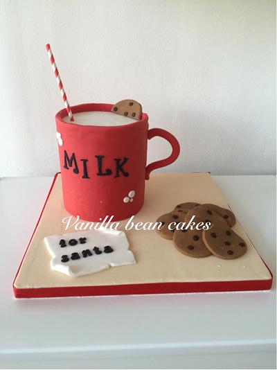 Milk for santa - Cake by Vanilla bean cakes Cyprus