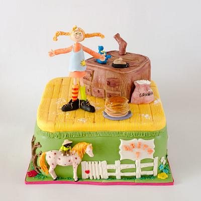 Pippi makes pancakes cake - Cake by Rositsa Lipovanska