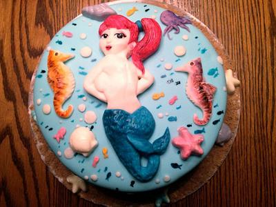 Mermaid cake - Cake by Jackie