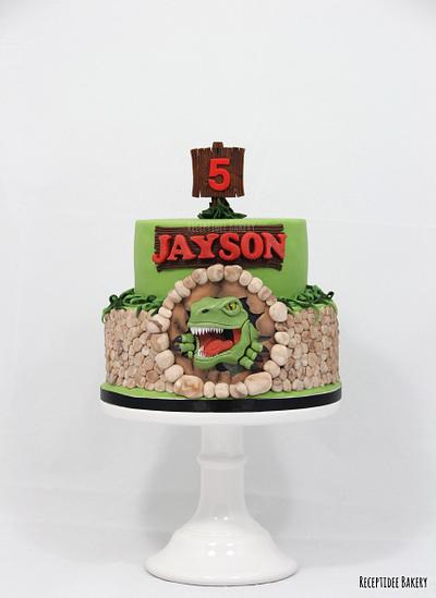 Dinosaur cake - Cake by Sandra_Bakery