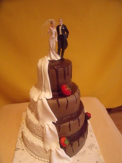 wedding cake - Cake by anka
