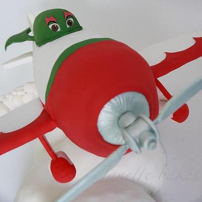 Flying Planes cake gravity defying  - Cake by Janette Bakes
