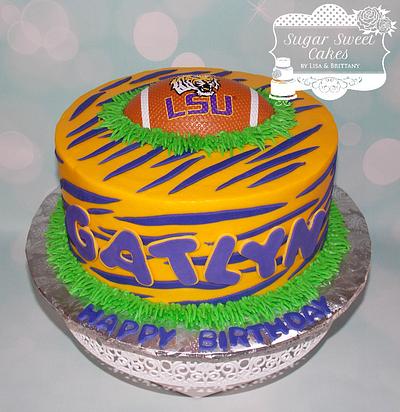 LSU Fan - Cake by Sugar Sweet Cakes