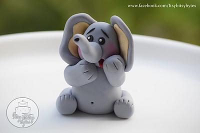 Cute little elephant  - Cake by Divya Haldipur