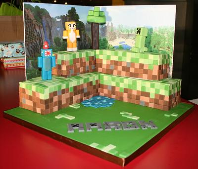 Minecraft - Cake by Clare's Cakes