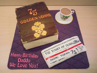 75 Golden Years! - Cake by Handmade Happiness