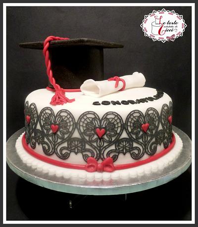 University graduation cake - Cake by "Le torte artistiche di Cicci"