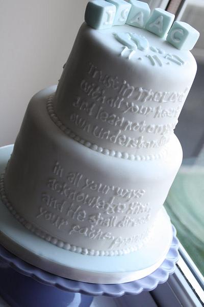 Dedication Cake - Cake by Ballderdash & Bunting