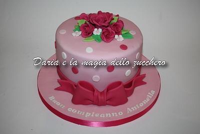 Simply roses cake - Cake by Daria Albanese
