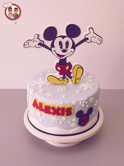 New Mickey Mouse in Winter - Cake by CAKE RÉVOL