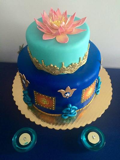 Yoga Cake - Cake by Maty Sweet's Designs