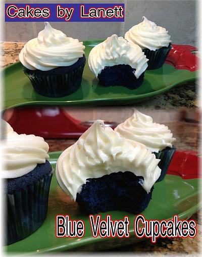 Blue Velvet Cupcakes - Cake by Lanett