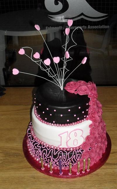 18th Birthday cake - Cake by David Mason