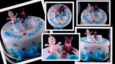 1 birthday cake - Cake by kasiaaaaa