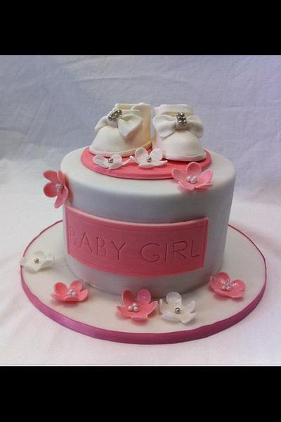 Pink baby shower - Cake by Kat Pescud