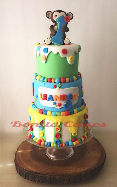 Fun to be One Cake - Cake by Bonito Cakes "Arte q se puede comer"