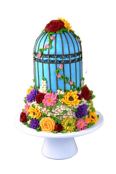 The Bird Cage - Cake by Queen of Hearts Couture Cakes