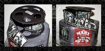 Marx Brothers Movie Reel Cake - Cake by Occasional Cakes