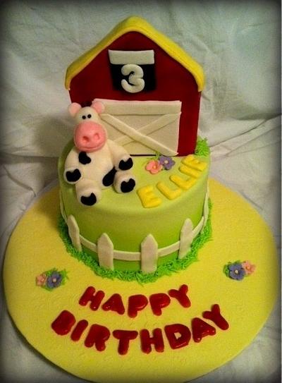 Farm Yard Birthday Cake - Cake by Angel Rushing