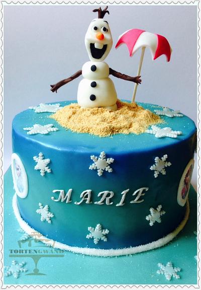 "Some people are worth melting for" - Cake by Tortengwand by Dijana