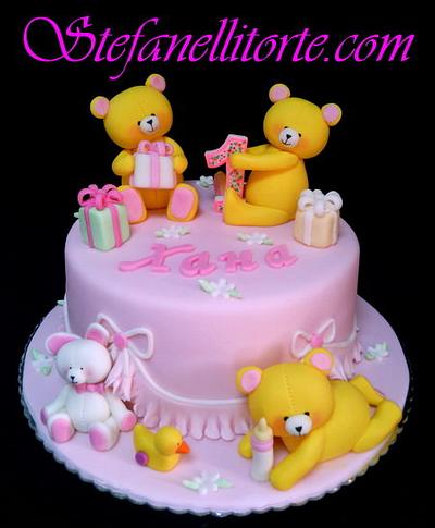 Teddy baby bear cake - Cake by stefanelli torte