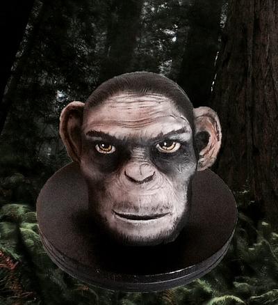 Dawn of the planet of the apes  - Cake by Allison Henry 