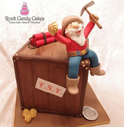 Old-Time Miner - Cake by Rock Candy Cakes