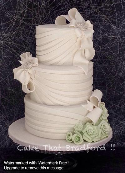 White Wedding Cake - Cake by cake that Bradford