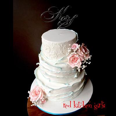 K & S Wedding - Cake by Zoe Byres
