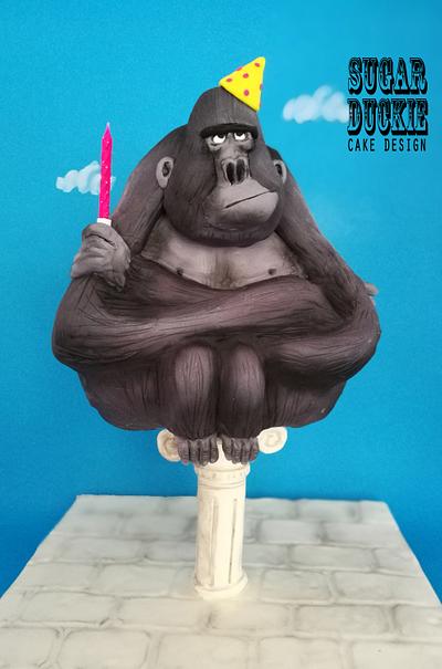 Gorilla on a Pillar - Cake by Sugar Duckie (Maria McDonald)