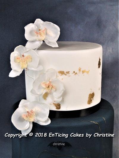 Orchids - Cake by Christine Ticehurst