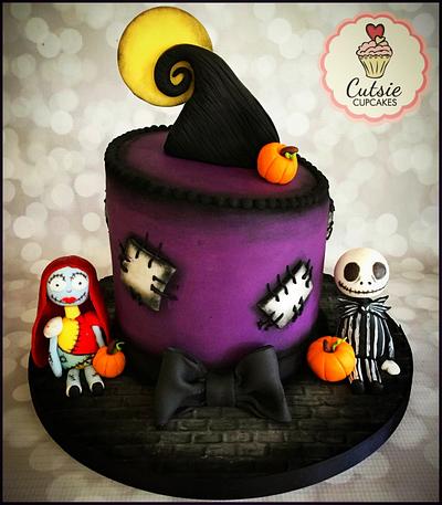 Nightmare b4 Christmas - Cake by Cutsie Cupcakes